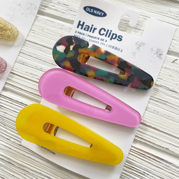 Bundle of 12 NEW Oversized Hair Clips Old Navy - Picture 5 of 7